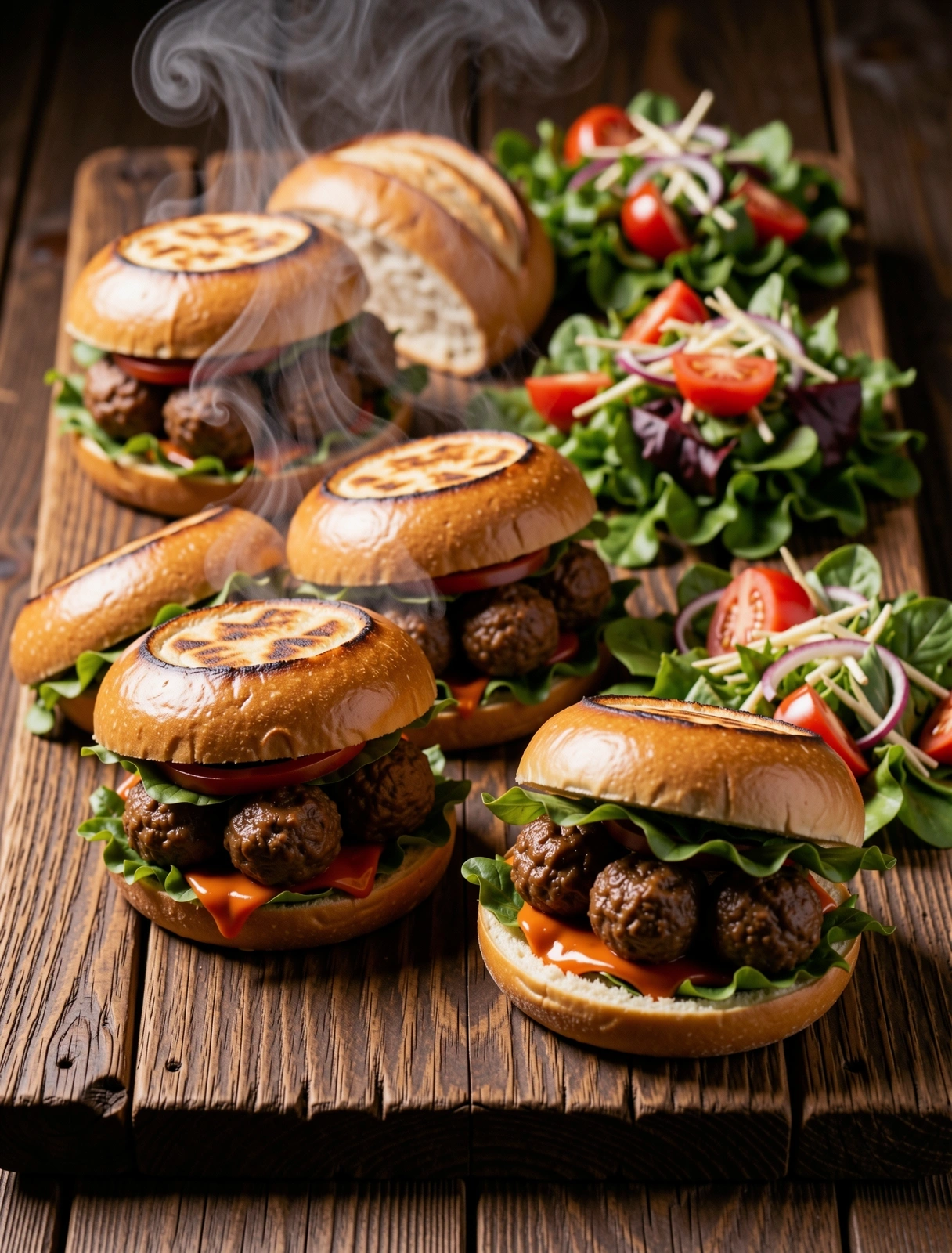 Artisanal catering platters spread