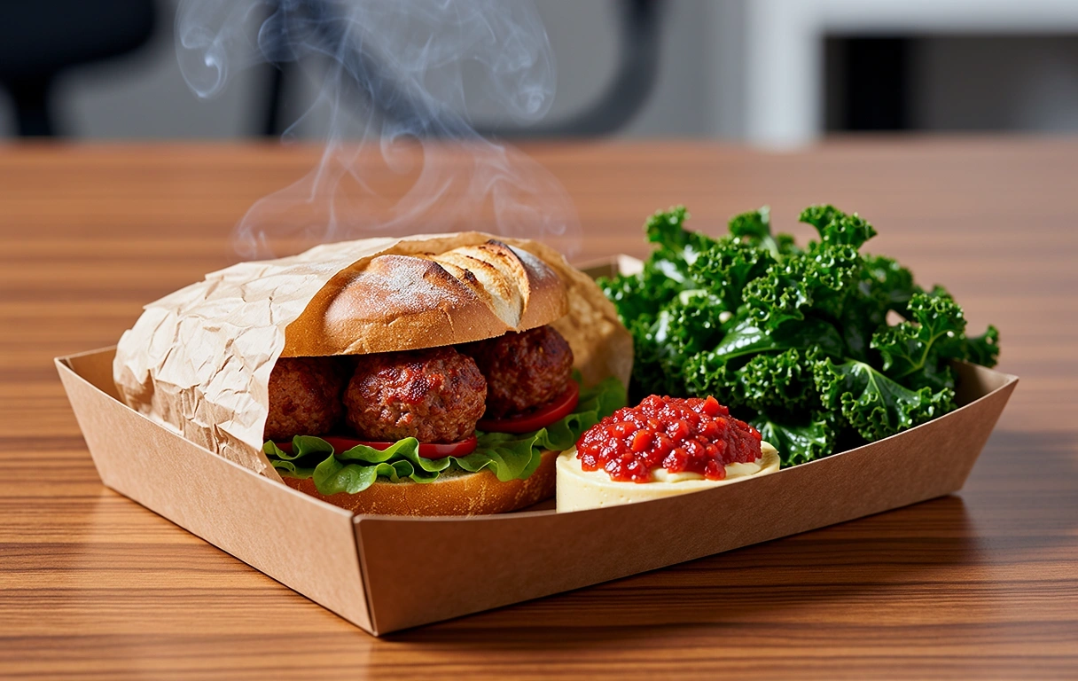 Individual office box lunch