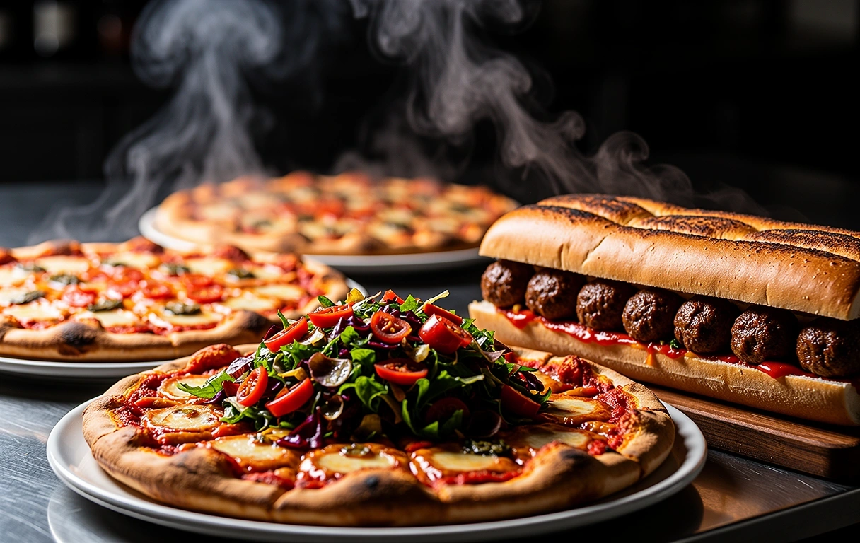 Pizza and Salad catering bundles